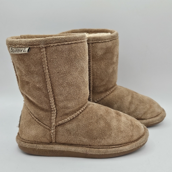 Bearpaw Emma suede sherpa fleece lined waterproof winter boots size 12 - Picture 9 of 16